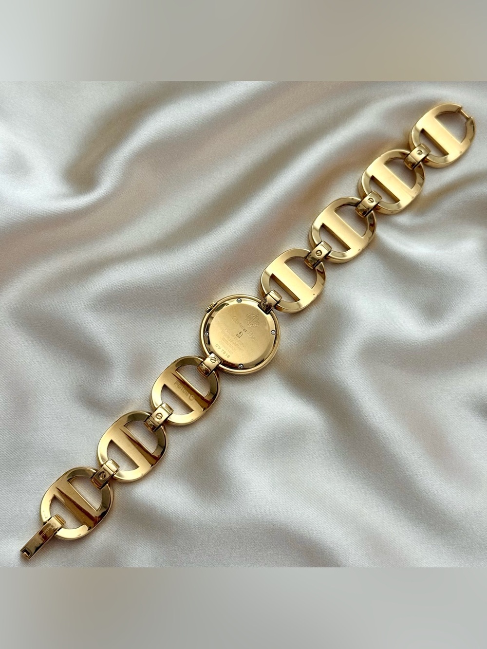 AUTHENTIC RARE VINTAGE DIOR GOLD WATCH - Picture 6 of 8